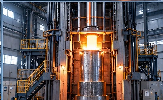 ESR Furnace – industrial equipment illustration