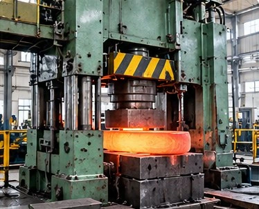 Forging Machine – industrial equipment illustration